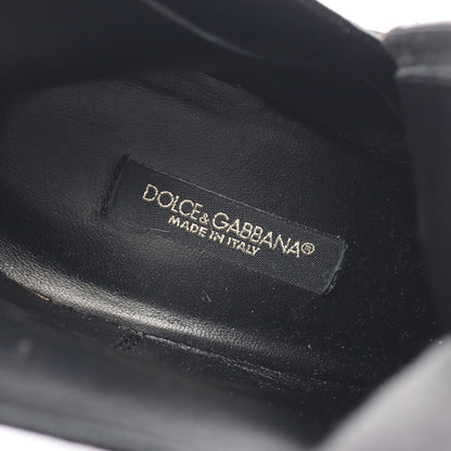 ビジュー ショート ブーツ スエード ブラック ドルチェアンドガッバーナ シューズ DOLCE&GABBANA