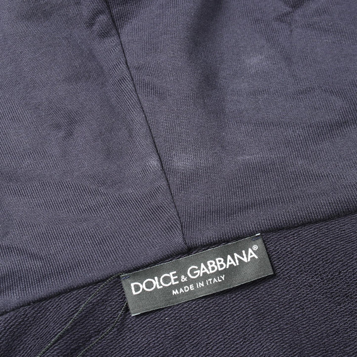 ジップアップパーカー コットン ネイビー ドルチェアンドガッバーナ トップス DOLCE&GABBANA