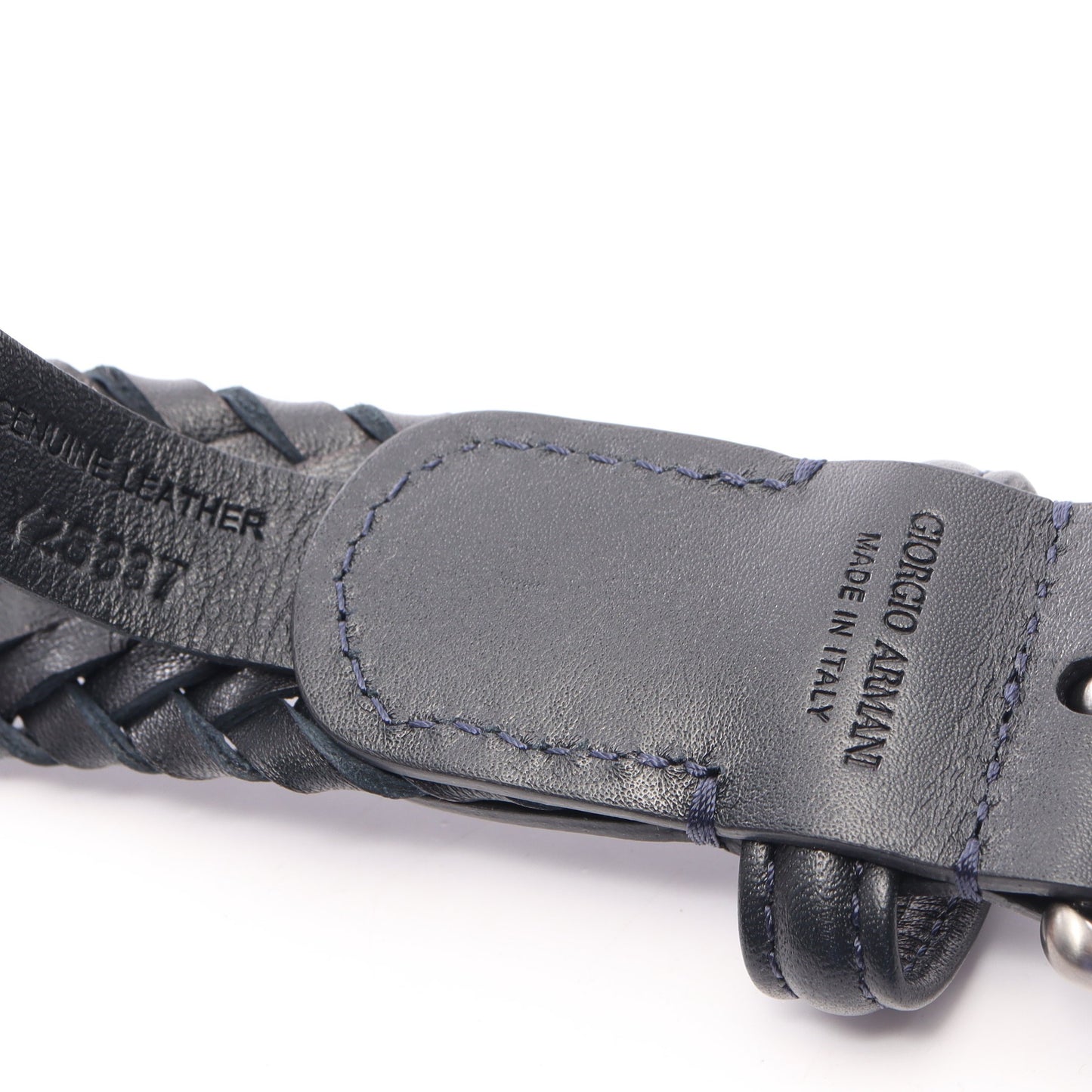 ベルト レザー ブラック ジョルジオアルマーニ 財布・小物 GIORGIO ARMANI