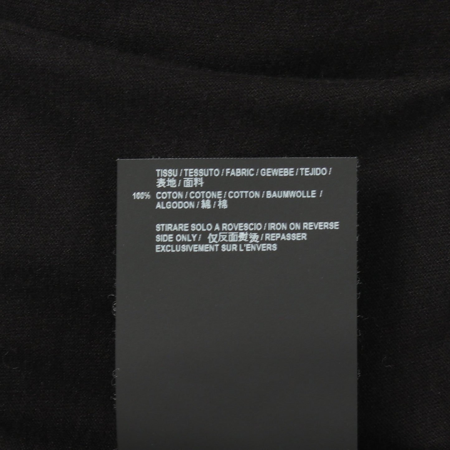 ロゴ 半袖Tシャツ コットン ブラック サンローランパリ