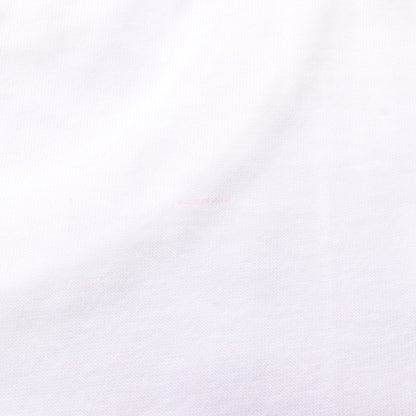 ロゴ刺繍 半袖Tシャツ コットン ホワイト サンローランパリ