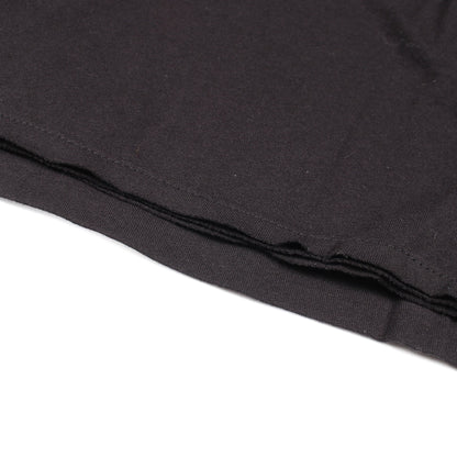LOVE 1974 プリント クルーネック 半袖Tシャツ コットン ブラック サンローランパリ トップス SAINT LAURENT PARIS