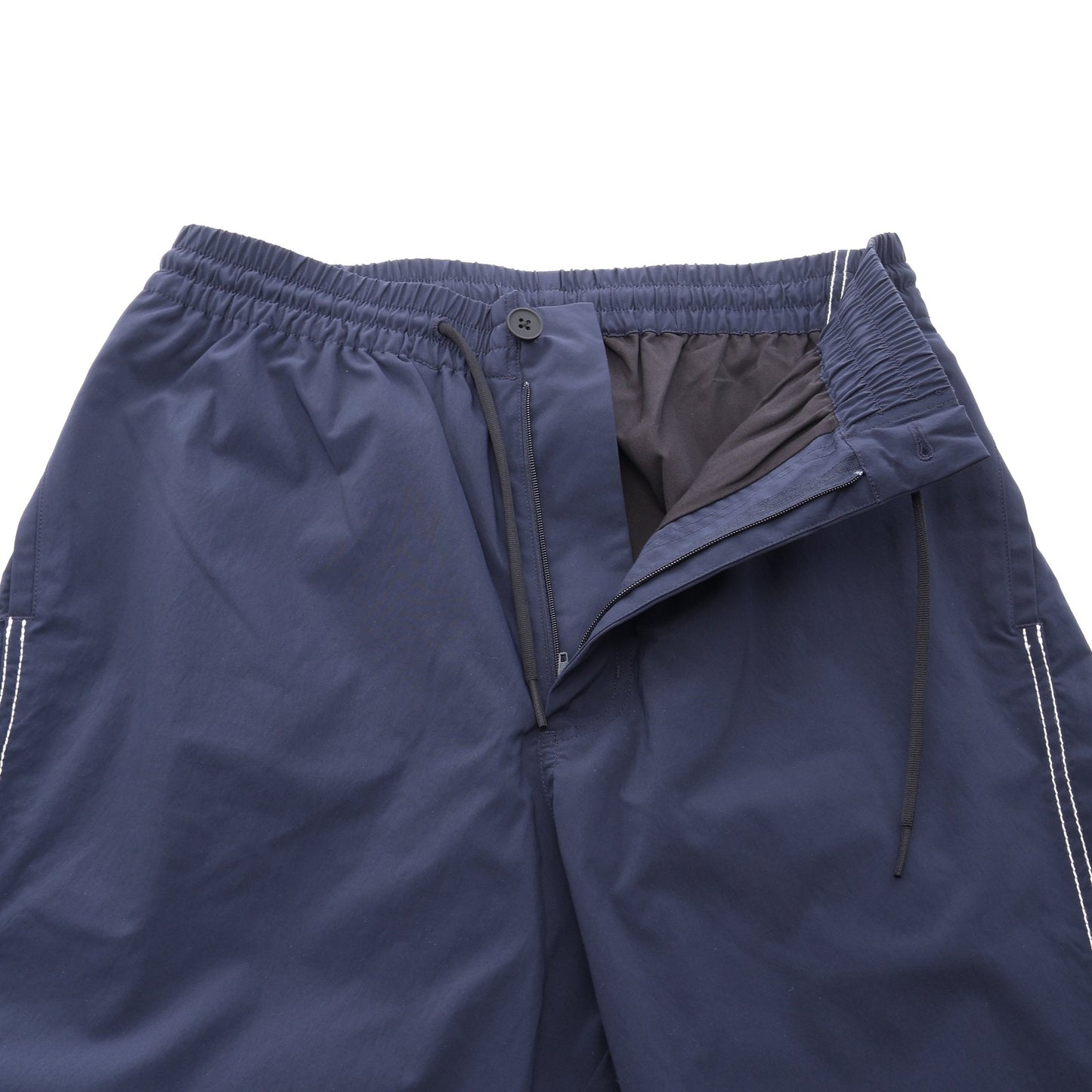 M WOVEN LUX TRACK PANT CUFFED スラックス トラウザーズ ネイビー ワイスリー