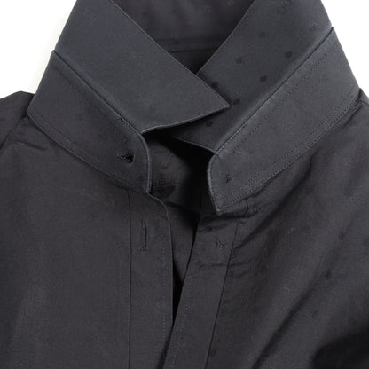 SARTORIA ドット 長袖 シャツ コットン ブラック ドルチェアンドガッバーナ