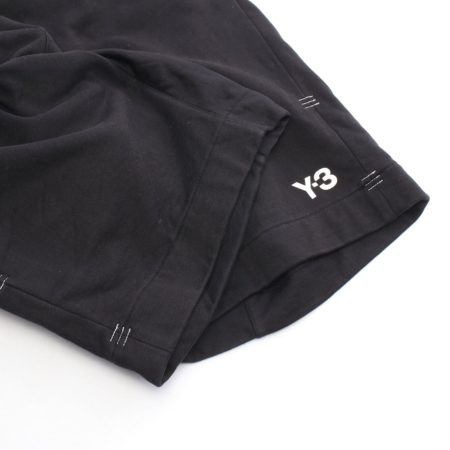 ロゴ ハーフ スウェットパンツ コットン ブラック ワイスリー ボトムス Y-3