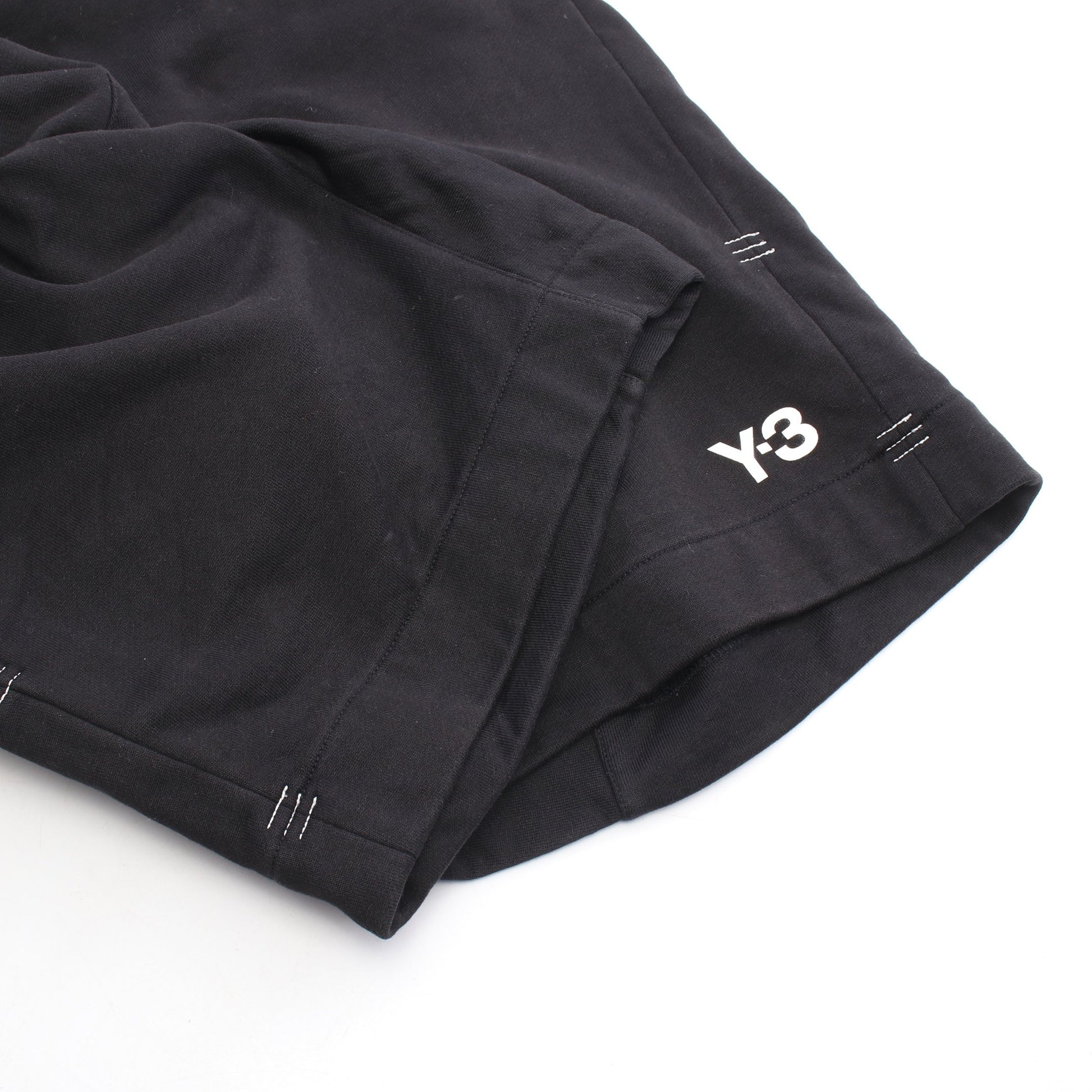 ロゴ ハーフ スウェットパンツ コットン ブラック ワイスリー ボトムス Y-3