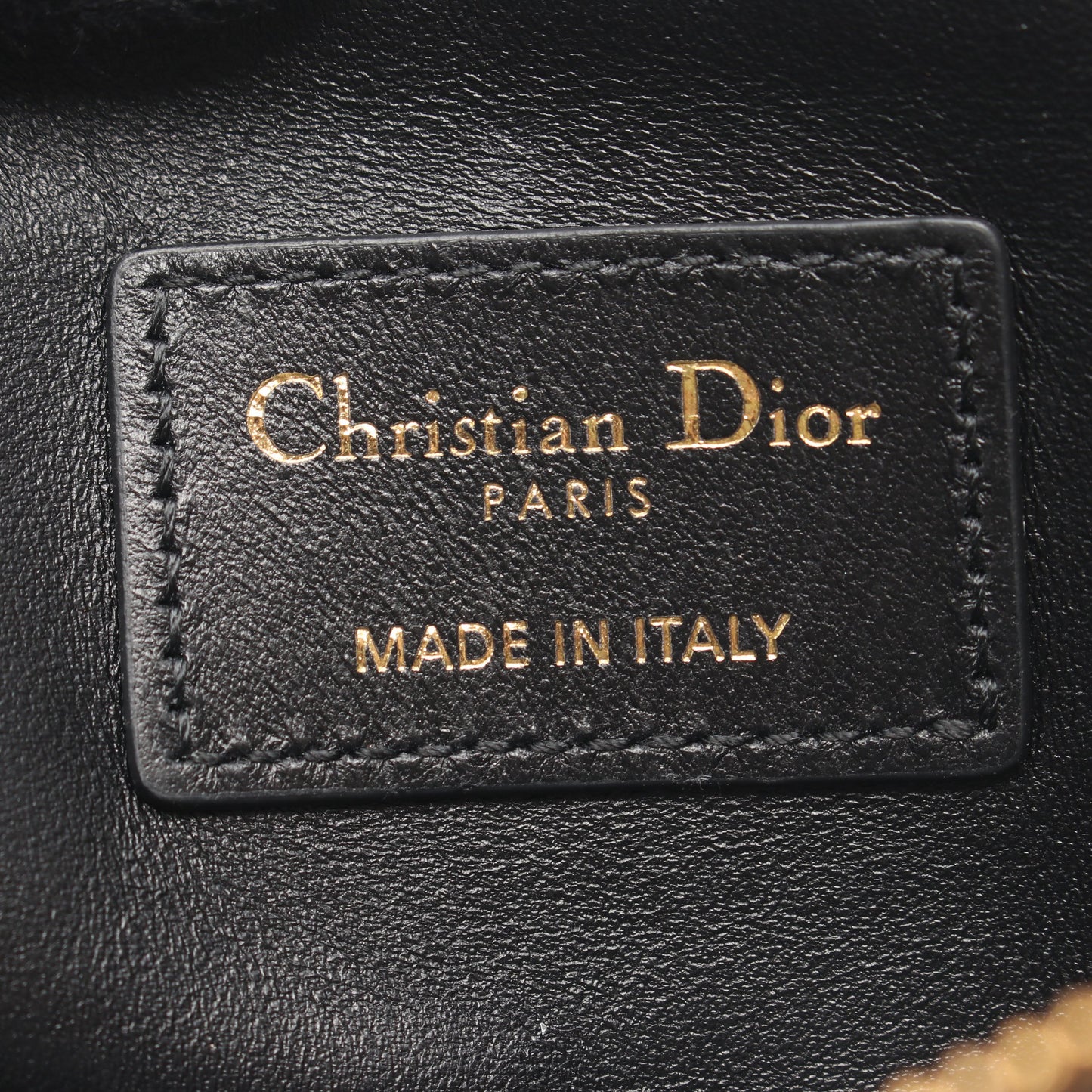 Caro Lavender ウォレット カナージュ コインケース レザー ブラック クリスチャンディオール 財布・小物 Christian Dior