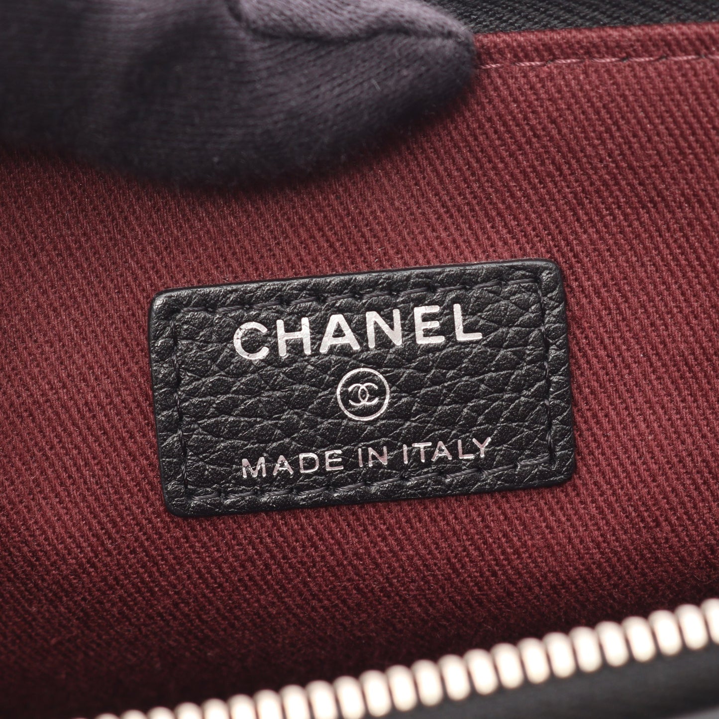 ココマーク クラッチバッグ レザー ブラック シルバー金具 シャネル バッグ CHANEL