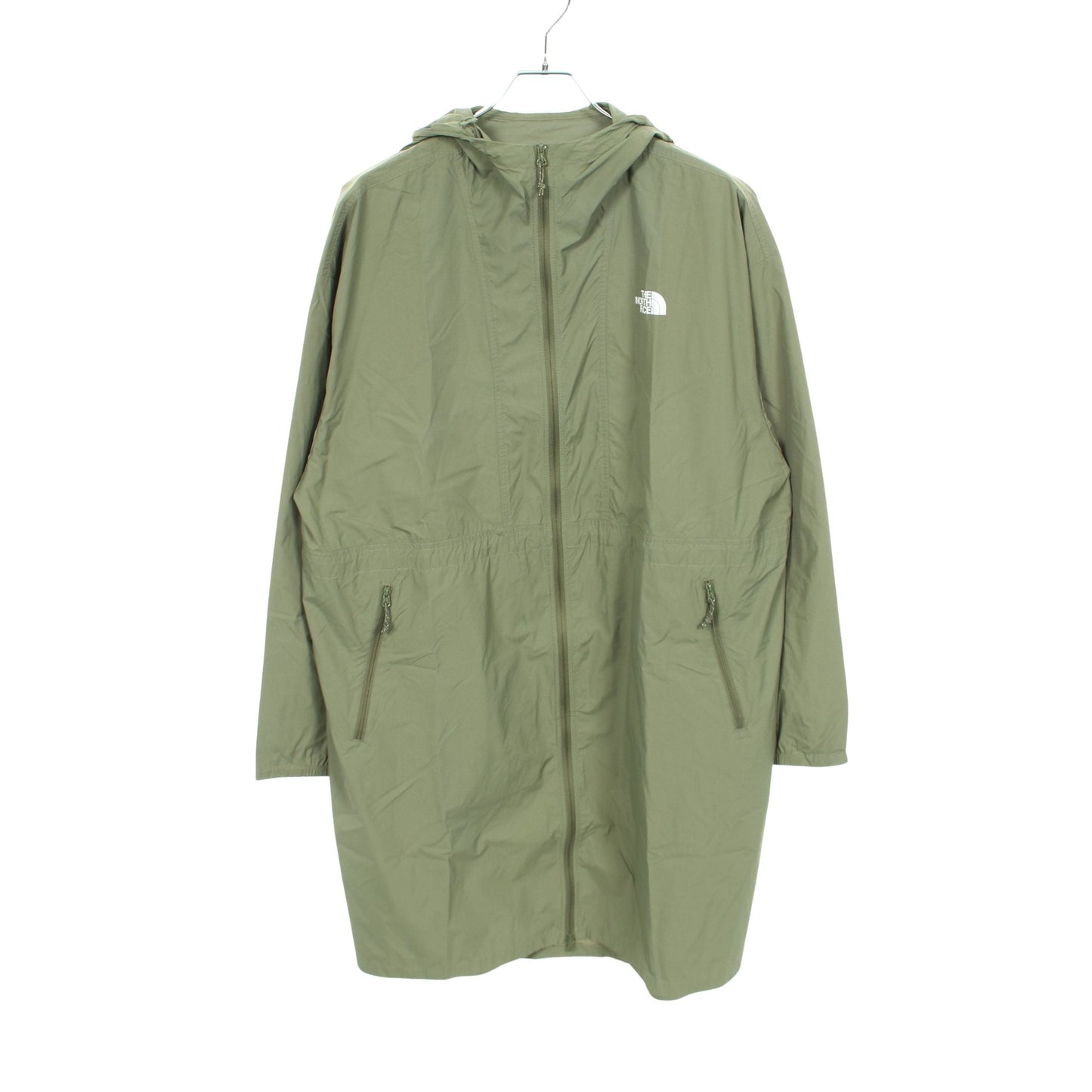 W'S CAMPER LT COAT フード付き ロングコート ナイロン カーキグリーン ザノースフェイス ホワイトレーベル アウター THE NORTH FACE WHITE LABEL