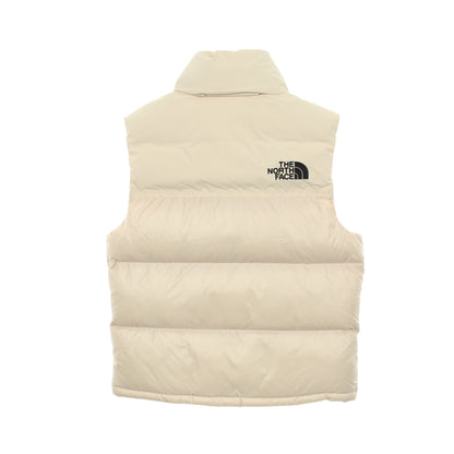 NUPTSE ON BALL VEST フード付き 中綿 ベスト ナイロン アイボリー ザノースフェイス ホワイトレーベル