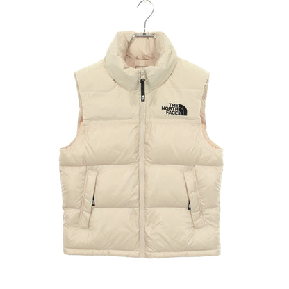 NUPTSE ON BALL VEST フード付き 中綿 ベスト ナイロン アイボリー ザノースフェイス ホワイトレーベル