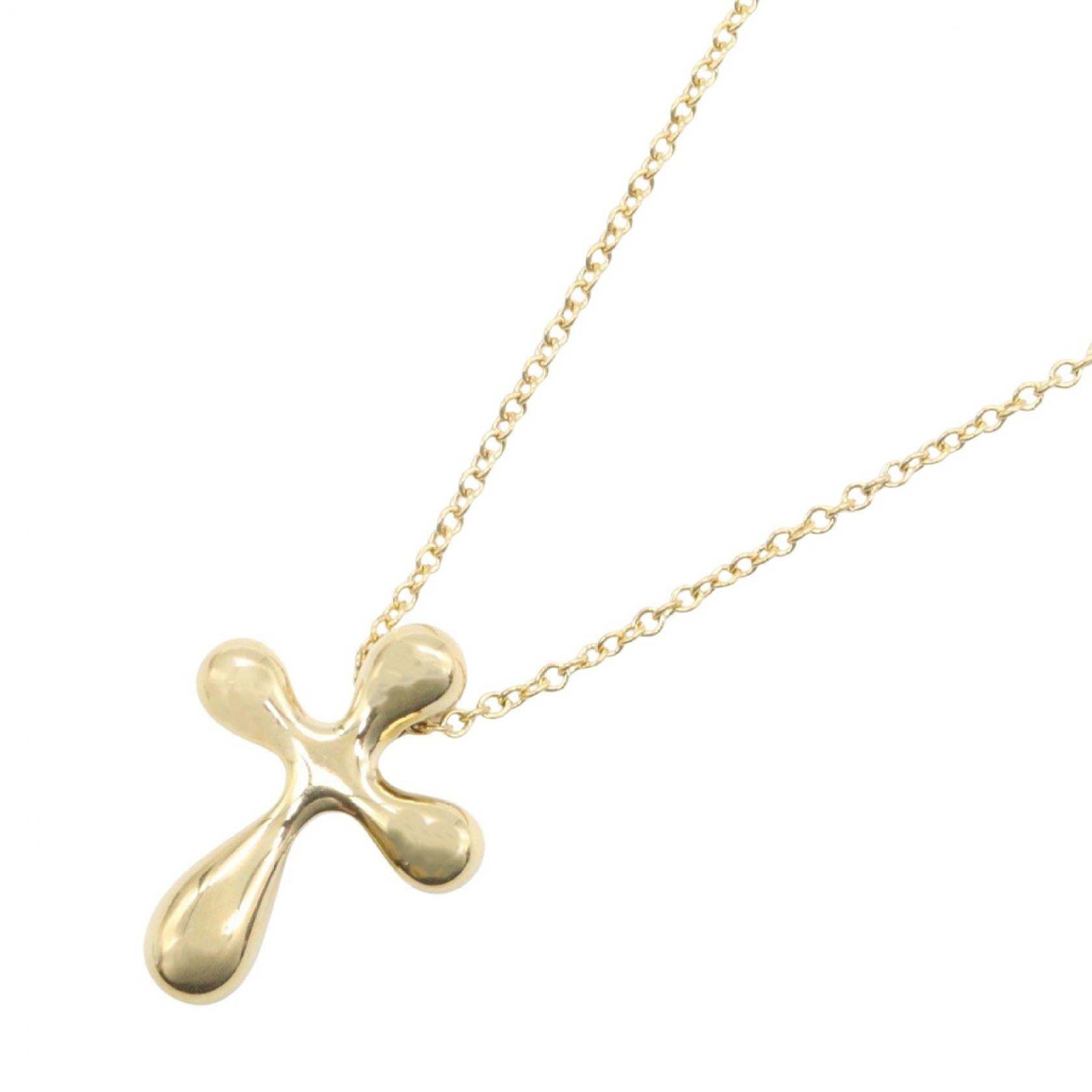 スモールクロス ネックレス ネックレス K18YG イエローゴールド ティファニー アクセサリー TIFFANY & Co.