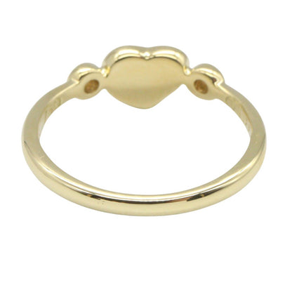 ハート リング 2PD リング 指輪 K18YG ダイヤモンド イエローゴールド クリア ティファニー アクセサリー TIFFANY & Co.