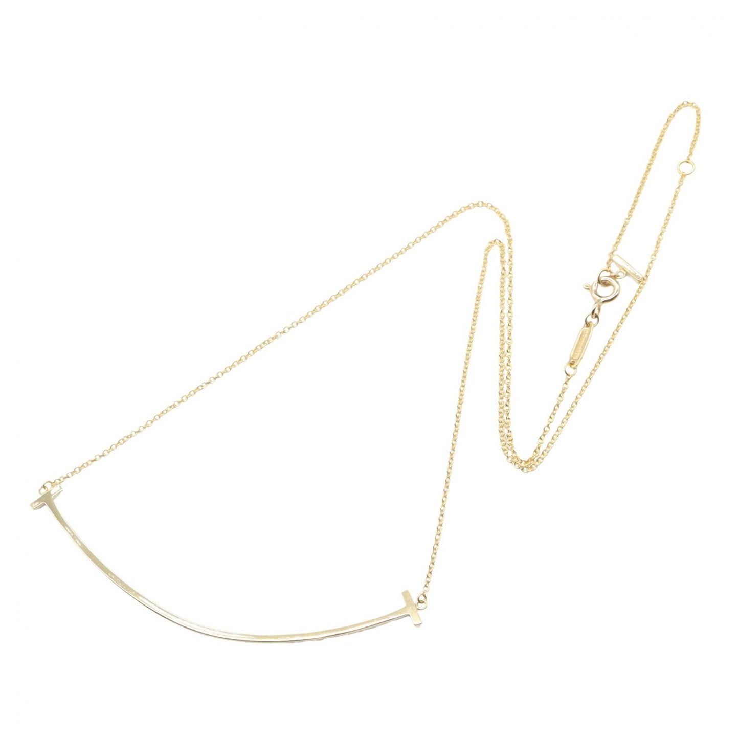Tスマイル ネックレス ラージ ネックレス K18YG イエローゴールド ティファニー アクセサリー TIFFANY & Co.
