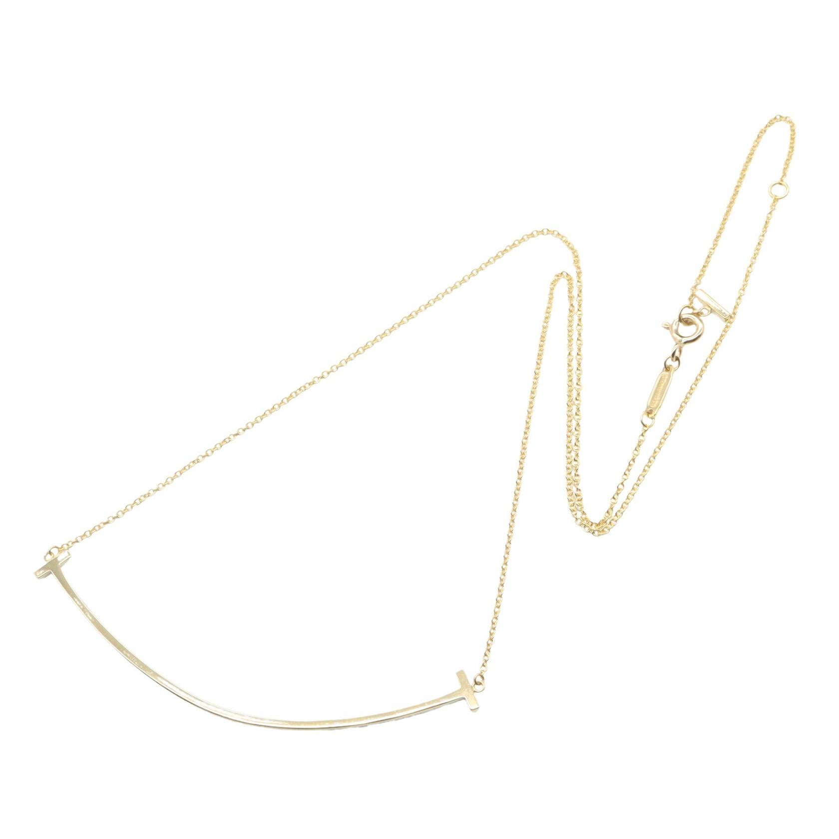 Tスマイル ネックレス ラージ ネックレス K18YG イエローゴールド ティファニー アクセサリー TIFFANY & Co.