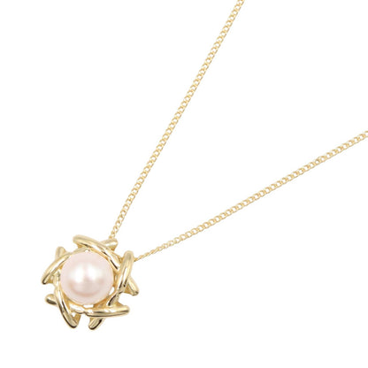 パール ネックレス ネックレス K18YG パール イエローゴールド ホワイト ティファニー アクセサリー TIFFANY & Co.