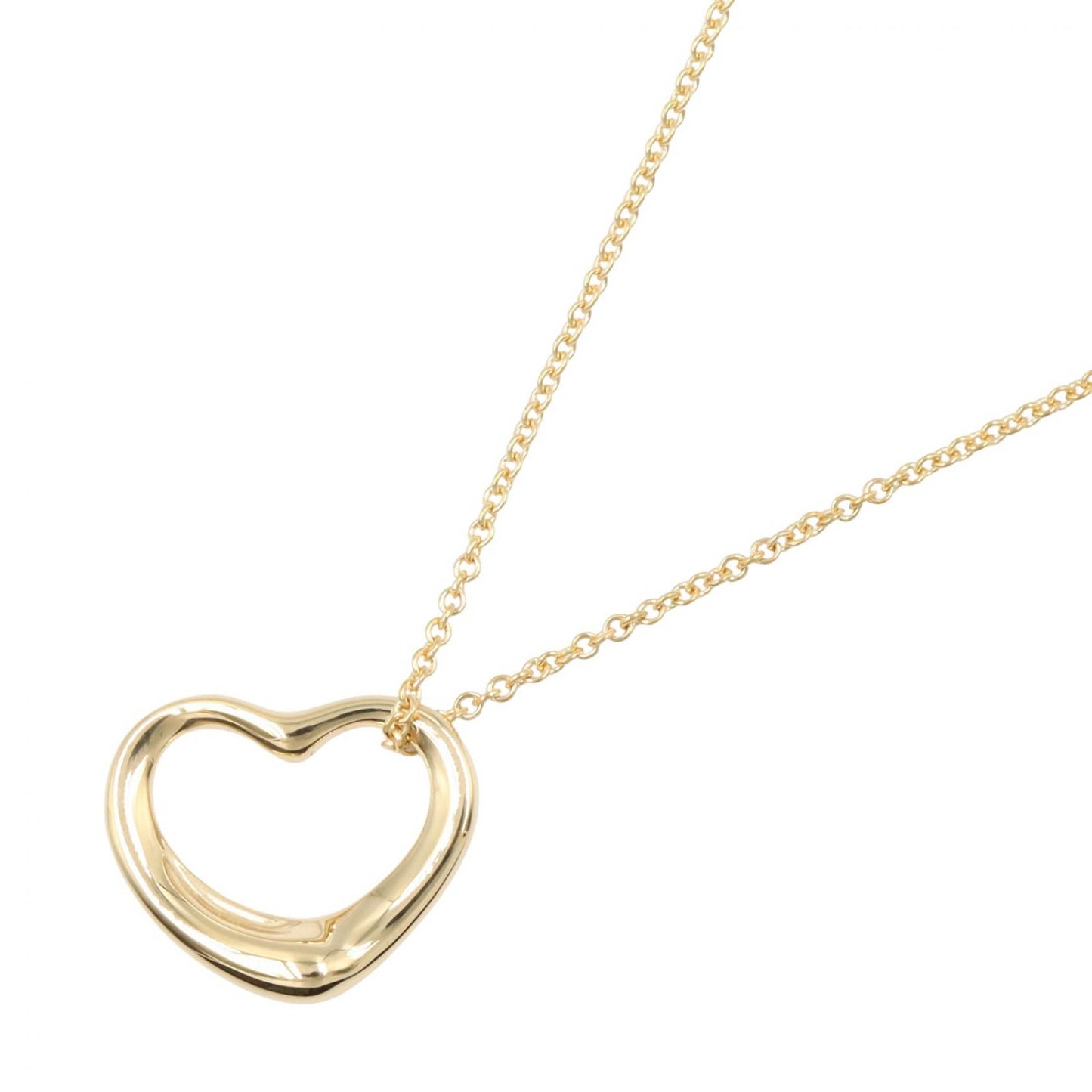 オープンハート ネックレス スモール ネックレス K18YG イエローゴールド ティファニー アクセサリー TIFFANY & Co.