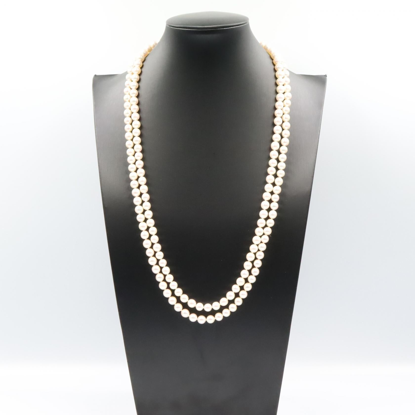 ロングパールネックレス ネックレス SV925 パール シルバー ホワイト タサキ アクセサリー TASAKI