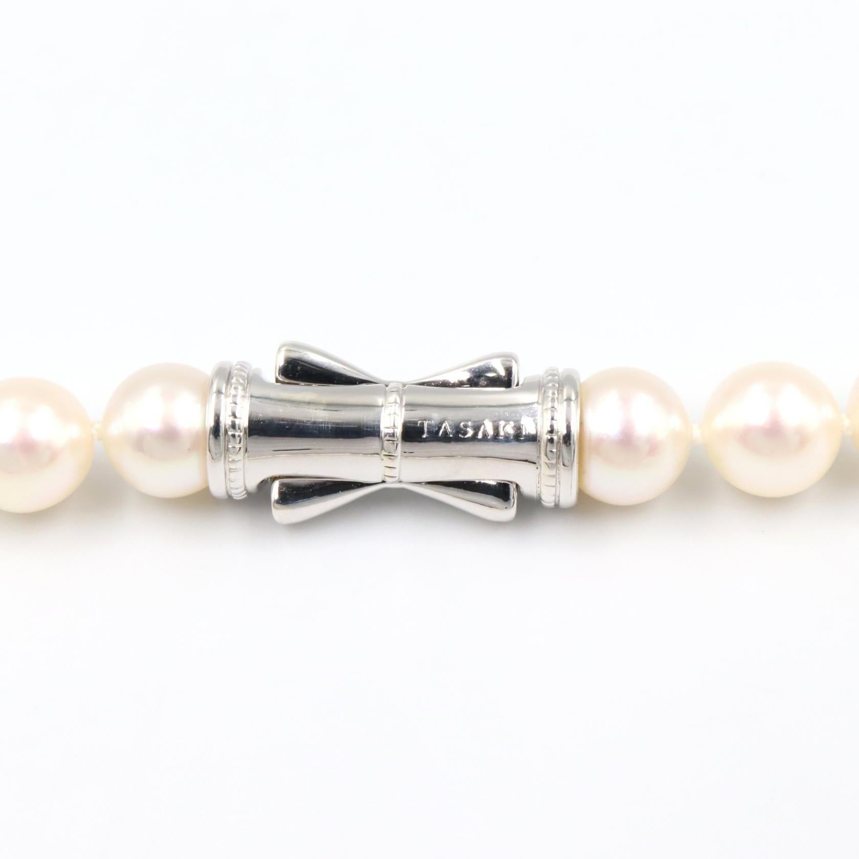 ロングパールネックレス ネックレス SV925 パール シルバー ホワイト タサキ アクセサリー TASAKI