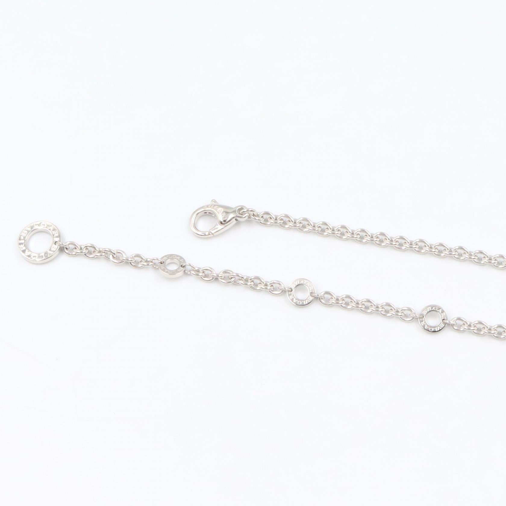 リソートワール ダイヤ ネックレス ネックレス K18WG ダイヤモンド ホワイトゴールド クリア ブルガリ アクセサリー BVLGARI