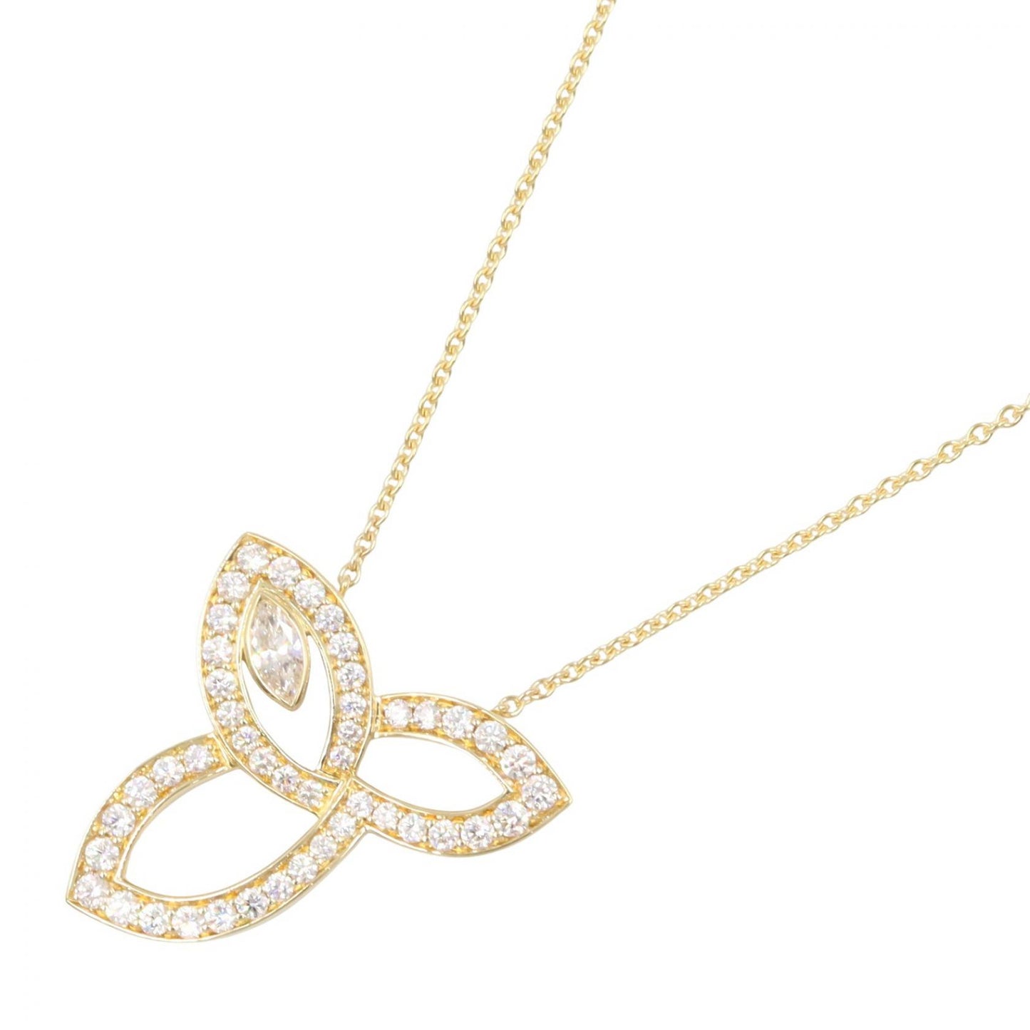 リリークラスター ダイヤ ネックレス ネックレス K18YG ダイヤモンド イエローゴールド クリア ハリーウィンストン アクセサリー Harry Winston