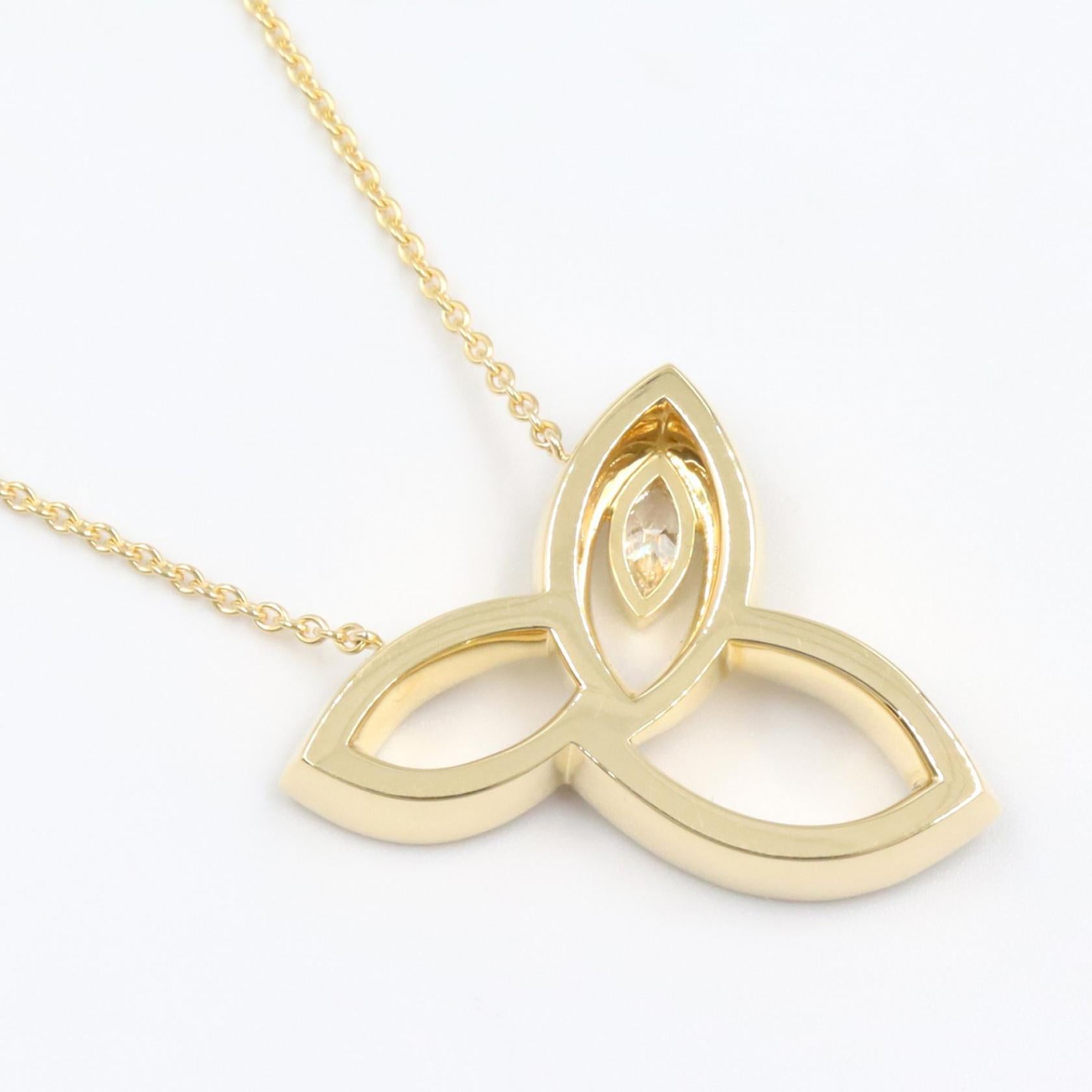 リリークラスター ダイヤ ネックレス ネックレス K18YG ダイヤモンド イエローゴールド クリア ハリーウィンストン アクセサリー Harry Winston