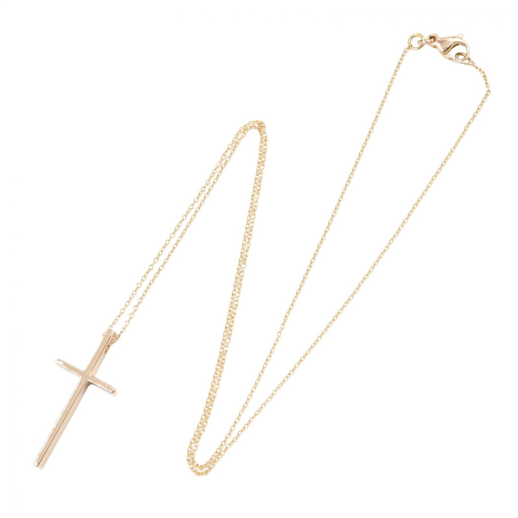 クロス ネックレス ネックレス K18PG ピンクゴールド ティファニー アクセサリー TIFFANY & Co.