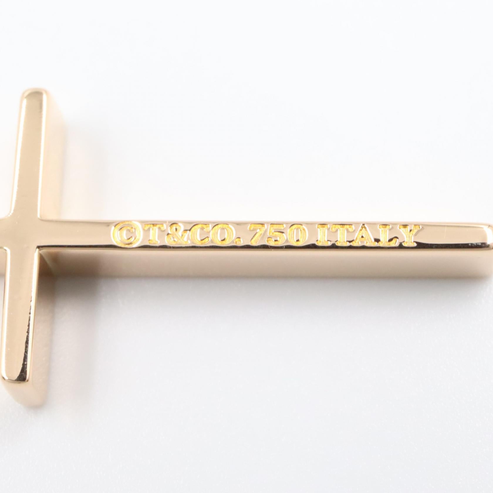 クロス ネックレス ネックレス K18PG ピンクゴールド ティファニー アクセサリー TIFFANY & Co.