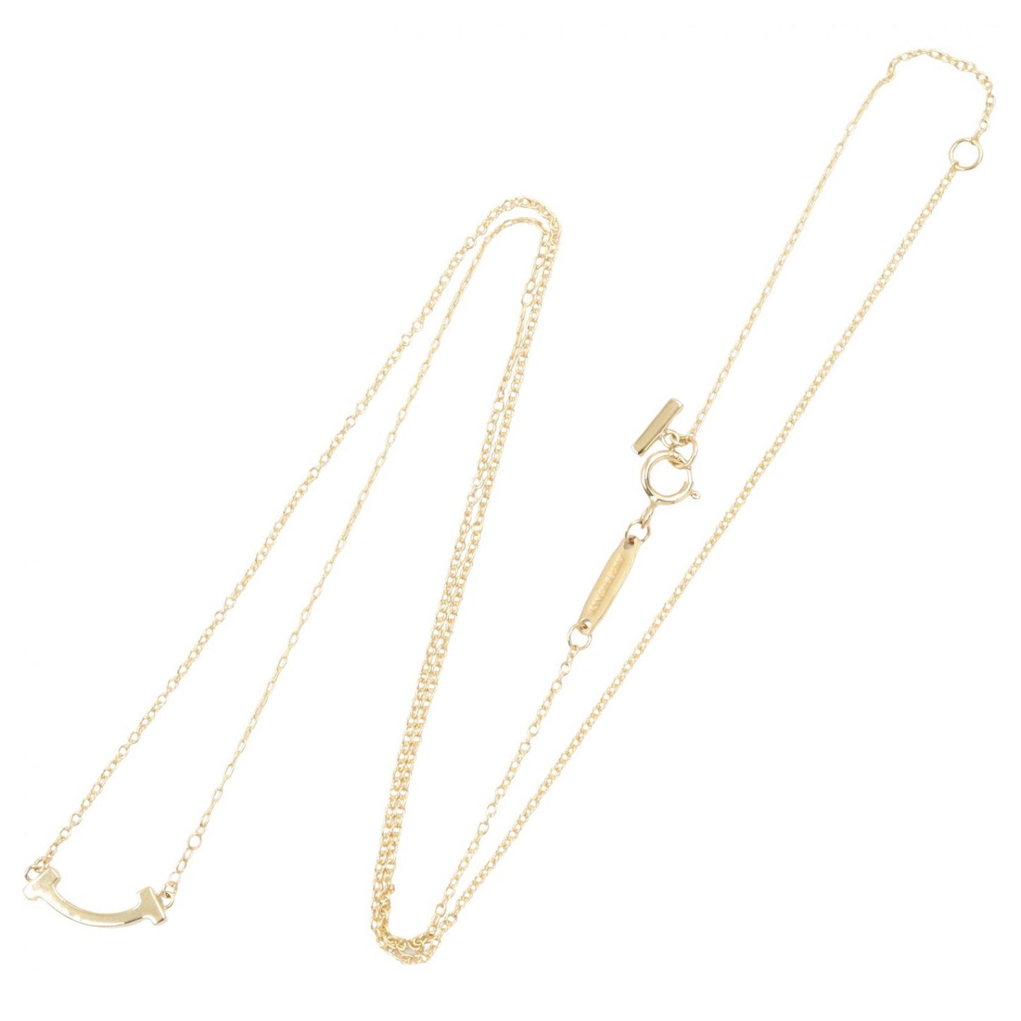 Tスマイル ミニ ネックレス ネックレス K18YG イエローゴールド ティファニー アクセサリー TIFFANY & Co.