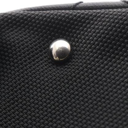 パリビアリッツGM ハンドバッグ トートバッグ コーティングキャンバス レザー ブラック シルバー金具 シャネル バッグ CHANEL