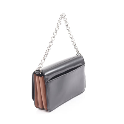 スプレンディダ 2WAY チェーンハンドバッグ レザー ブラック フルラ バッグ FURLA