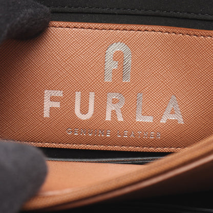 スプレンディダ 2WAY チェーンハンドバッグ レザー ブラック フルラ バッグ FURLA