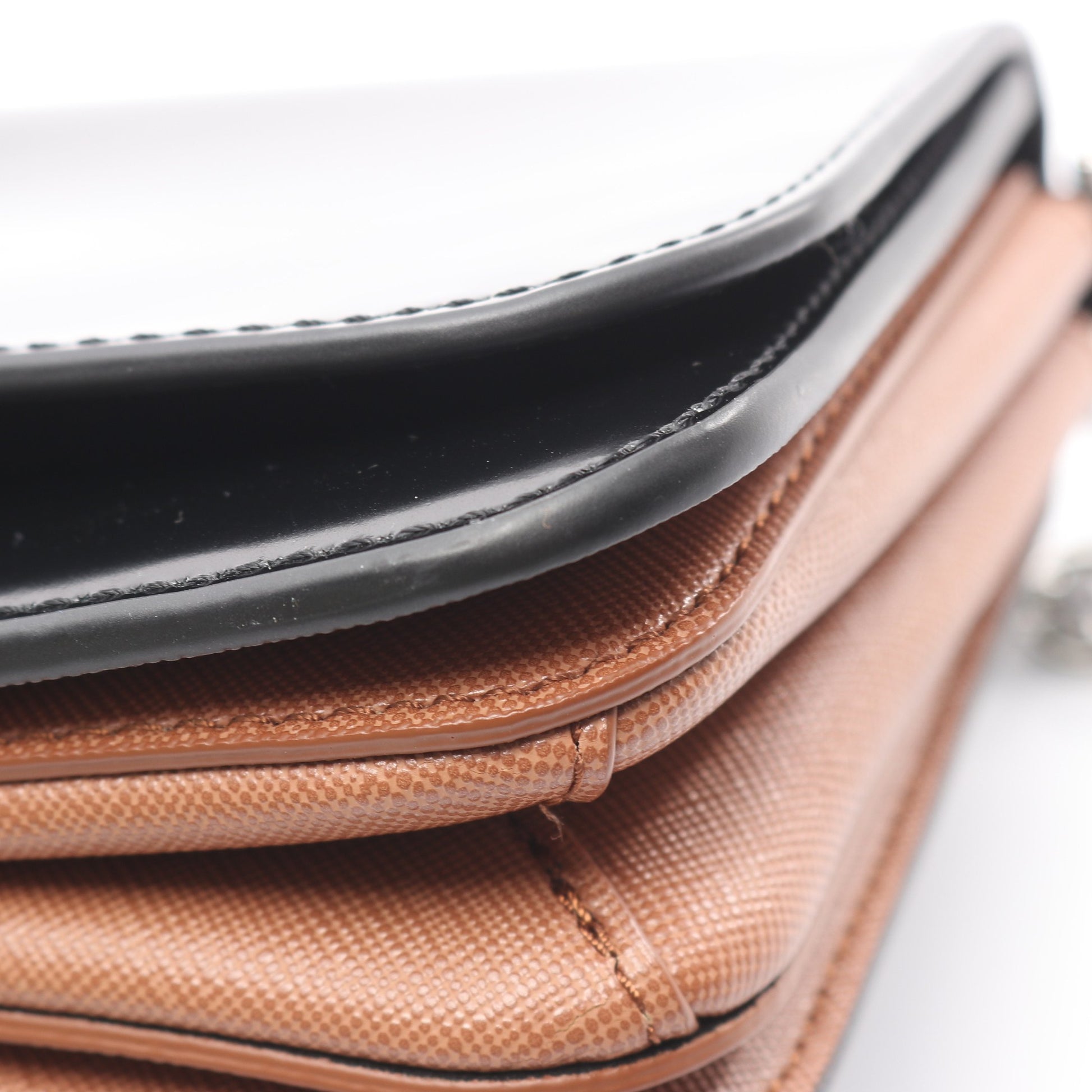 スプレンディダ 2WAY チェーンハンドバッグ レザー ブラック フルラ バッグ FURLA