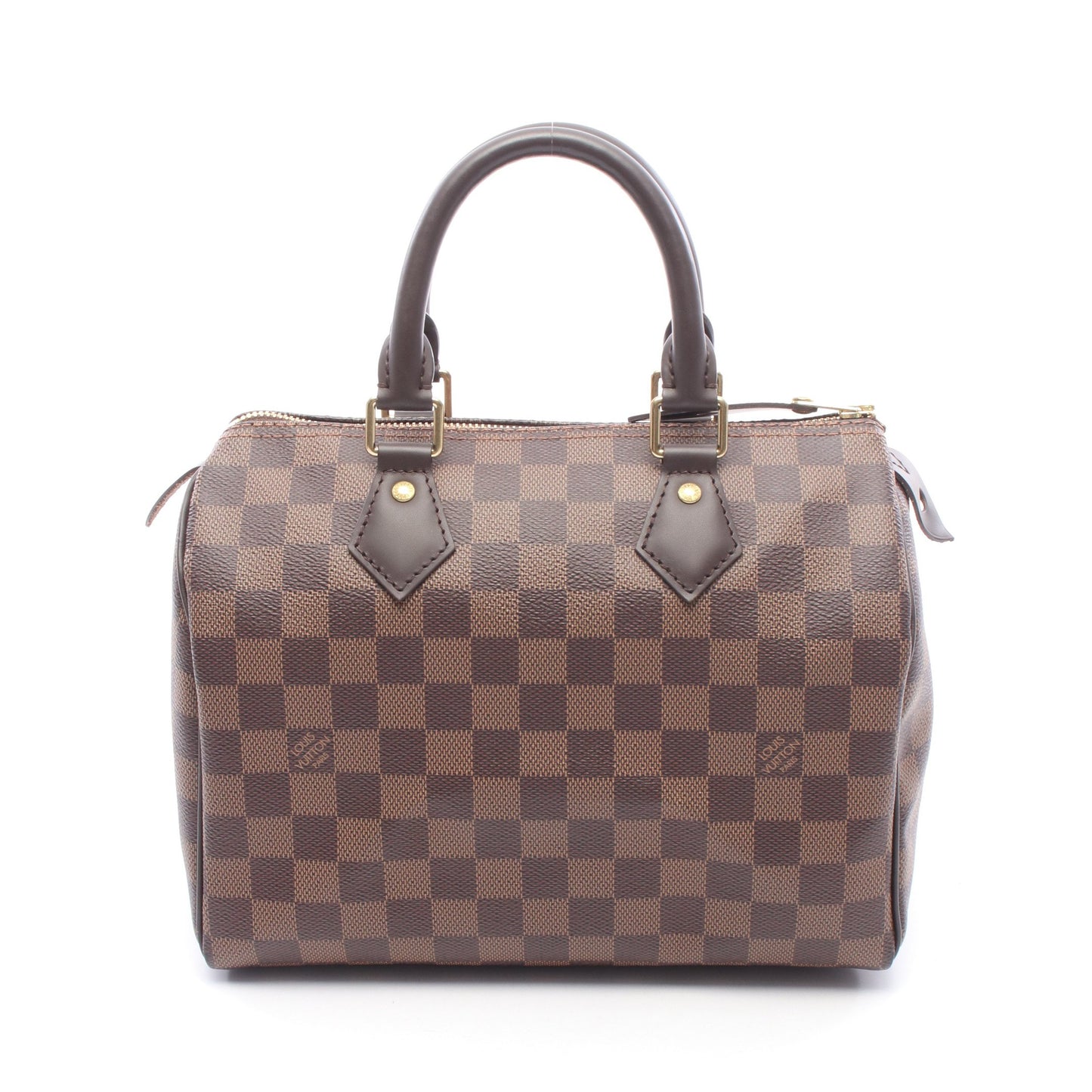 スピーディ25 ダミエエベヌ ハンドバッグ PVC レザー ブラウン ルイヴィトン バッグ LOUIS VUITTON