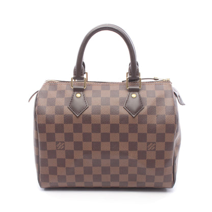 スピーディ25 ダミエエベヌ ハンドバッグ PVC レザー ブラウン ルイヴィトン バッグ LOUIS VUITTON