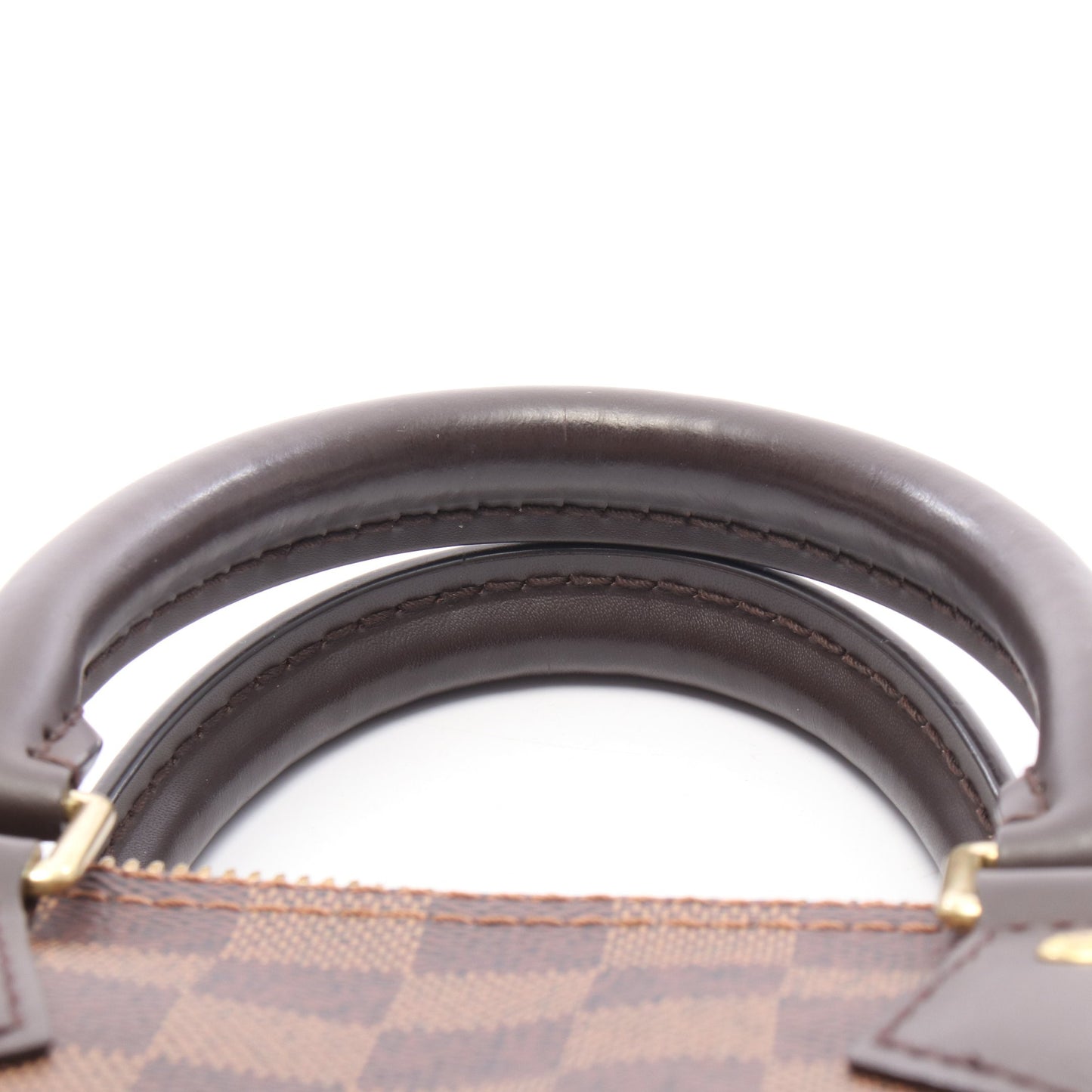スピーディ25 ダミエエベヌ ハンドバッグ PVC レザー ブラウン ルイヴィトン バッグ LOUIS VUITTON