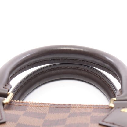スピーディ25 ダミエエベヌ ハンドバッグ PVC レザー ブラウン ルイヴィトン バッグ LOUIS VUITTON