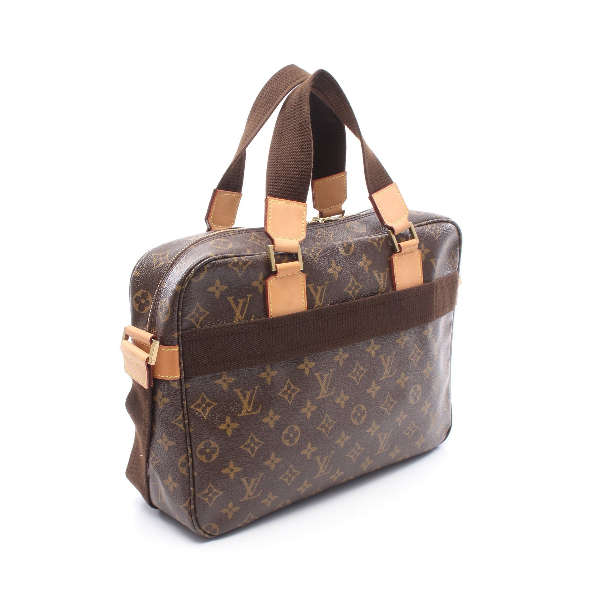 サック ボスフォール モノグラム ハンドバッグ PVC レザー ブラウン ルイヴィトン バッグ LOUIS VUITTON