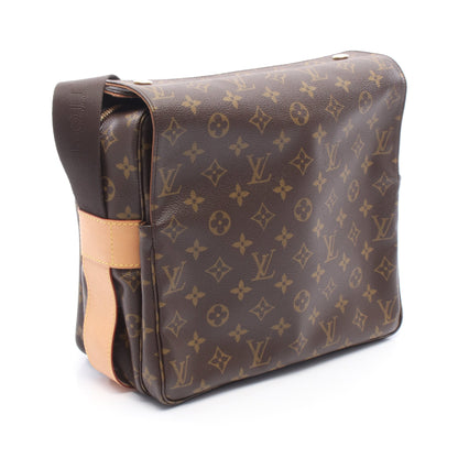 ナヴィグリオ モノグラム ショルダーバッグ PVC レザー ブラウン ルイヴィトン バッグ LOUIS VUITTON