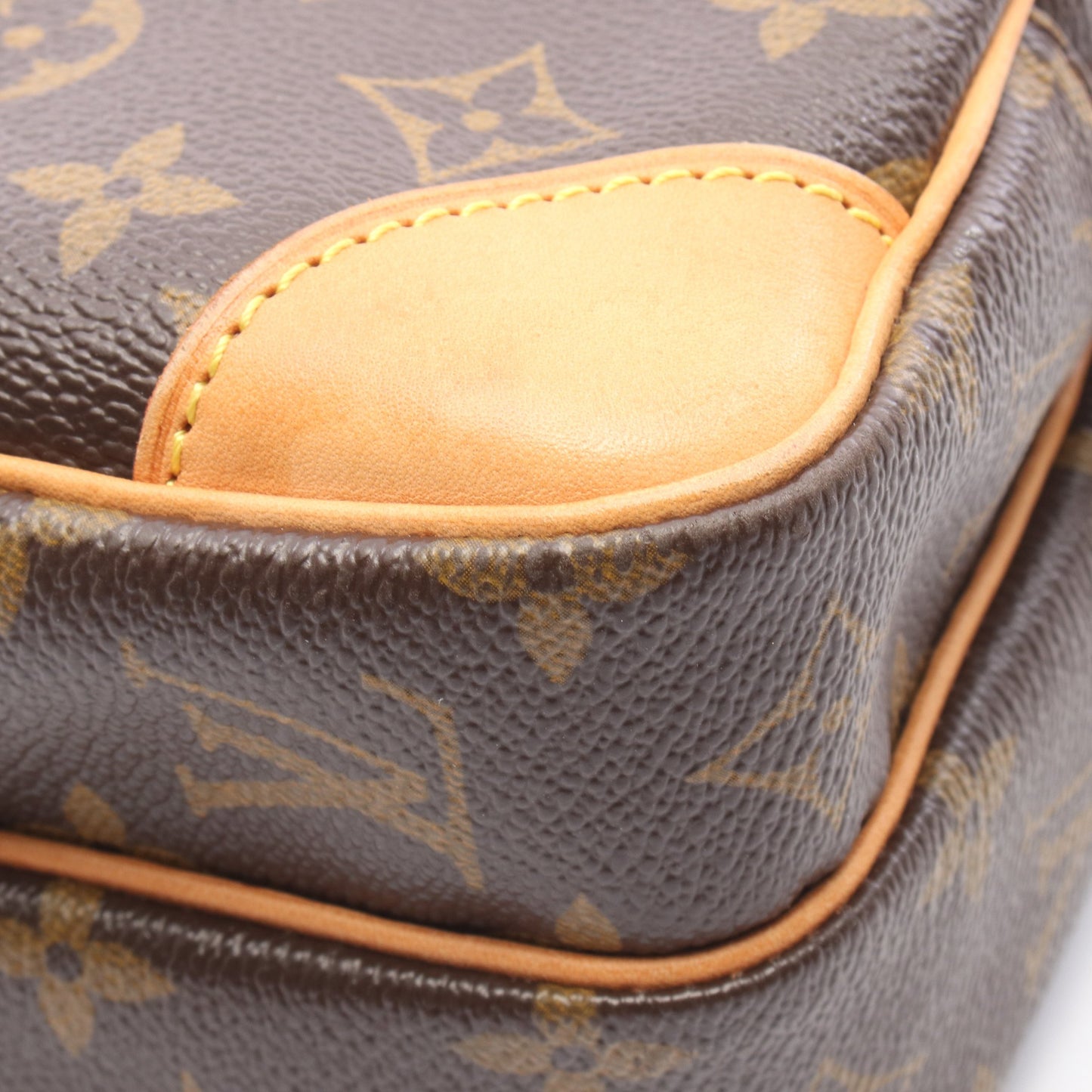 アマゾン モノグラム ショルダーバッグ PVC レザー ブラウン ルイヴィトン バッグ LOUIS VUITTON