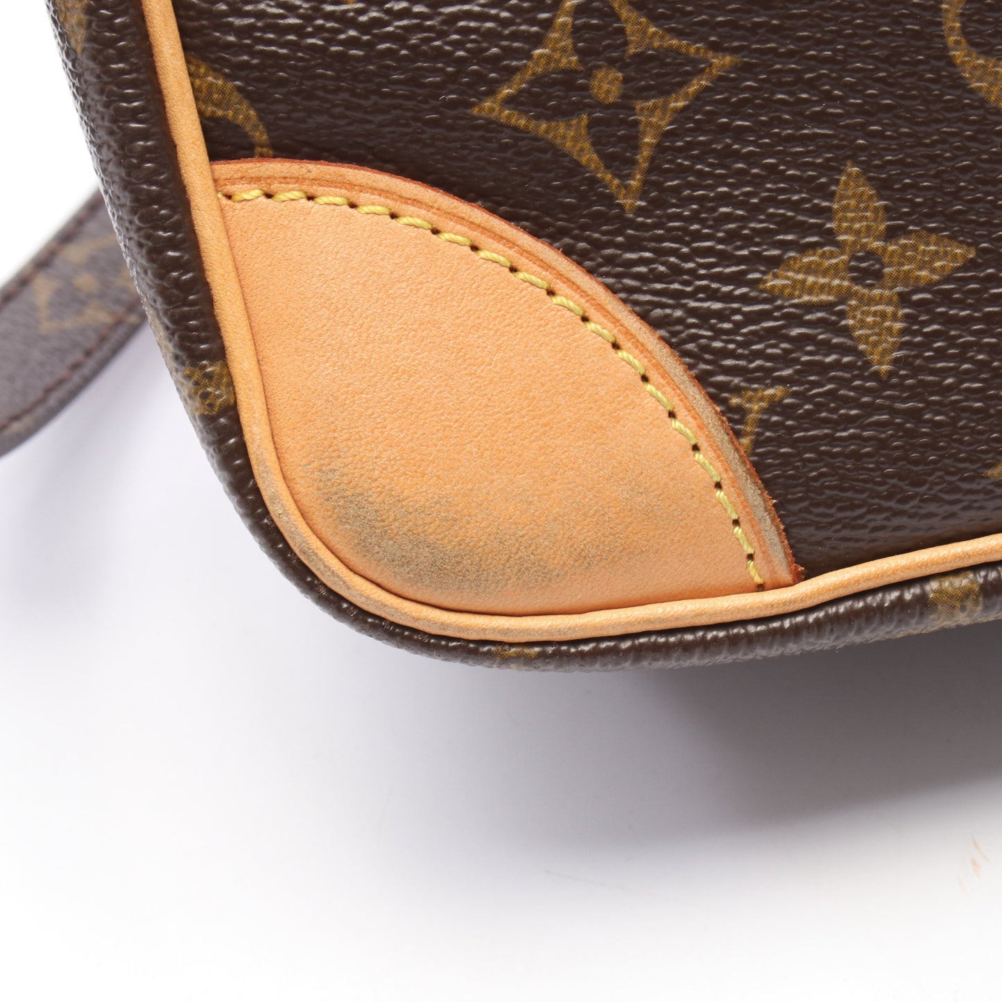 アマゾン モノグラム ショルダーバッグ PVC レザー ブラウン ルイヴィトン バッグ LOUIS VUITTON