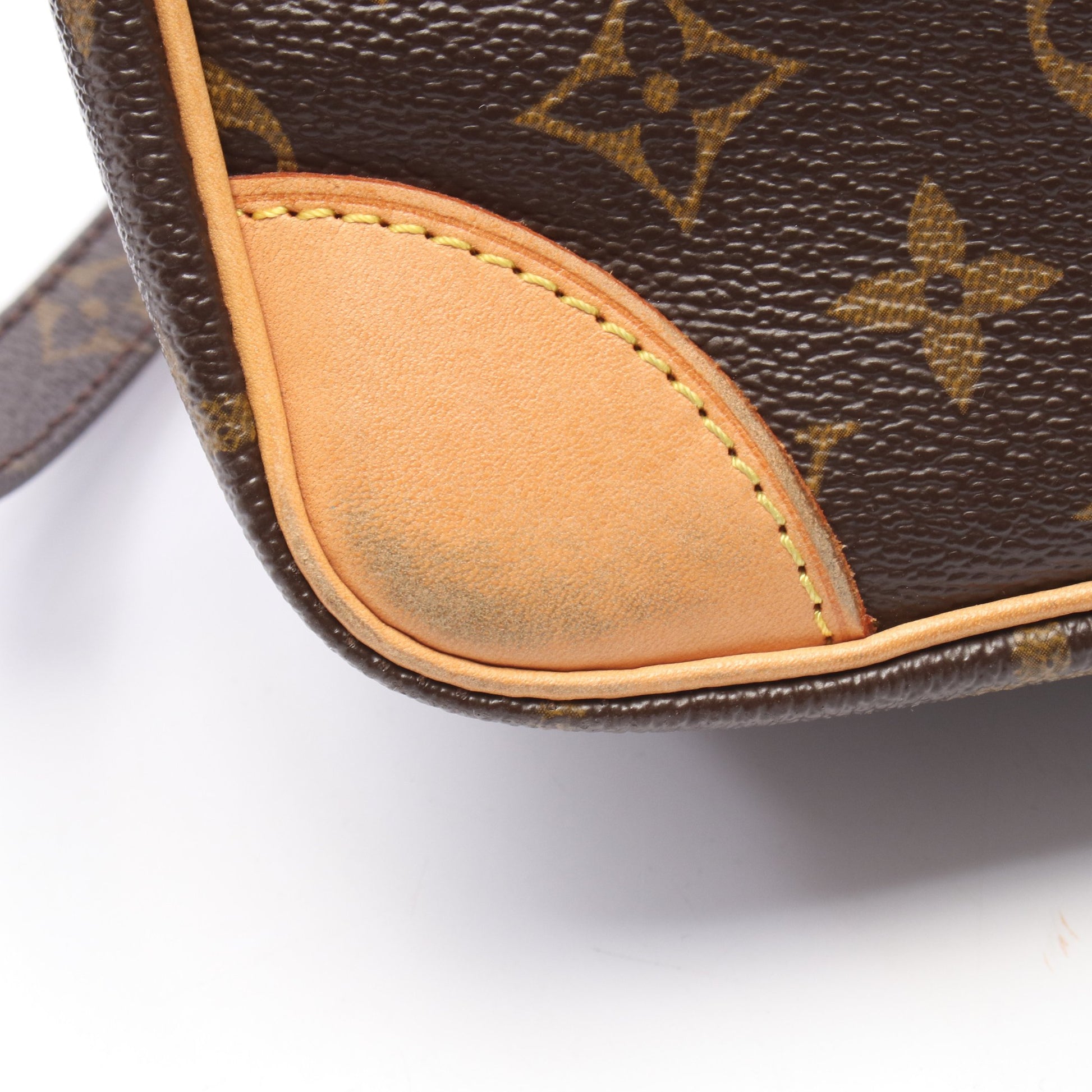 アマゾン モノグラム ショルダーバッグ PVC レザー ブラウン ルイヴィトン バッグ LOUIS VUITTON