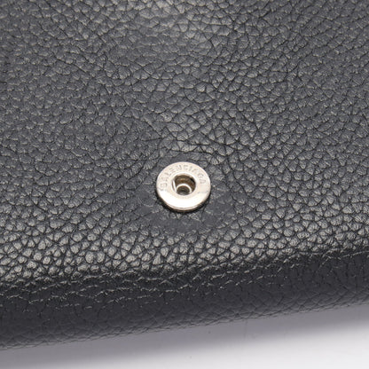 ロゴ ショルダーバッグ ショルダーバッグ レザー ブラック バレンシアガ バッグ BALENCIAGA