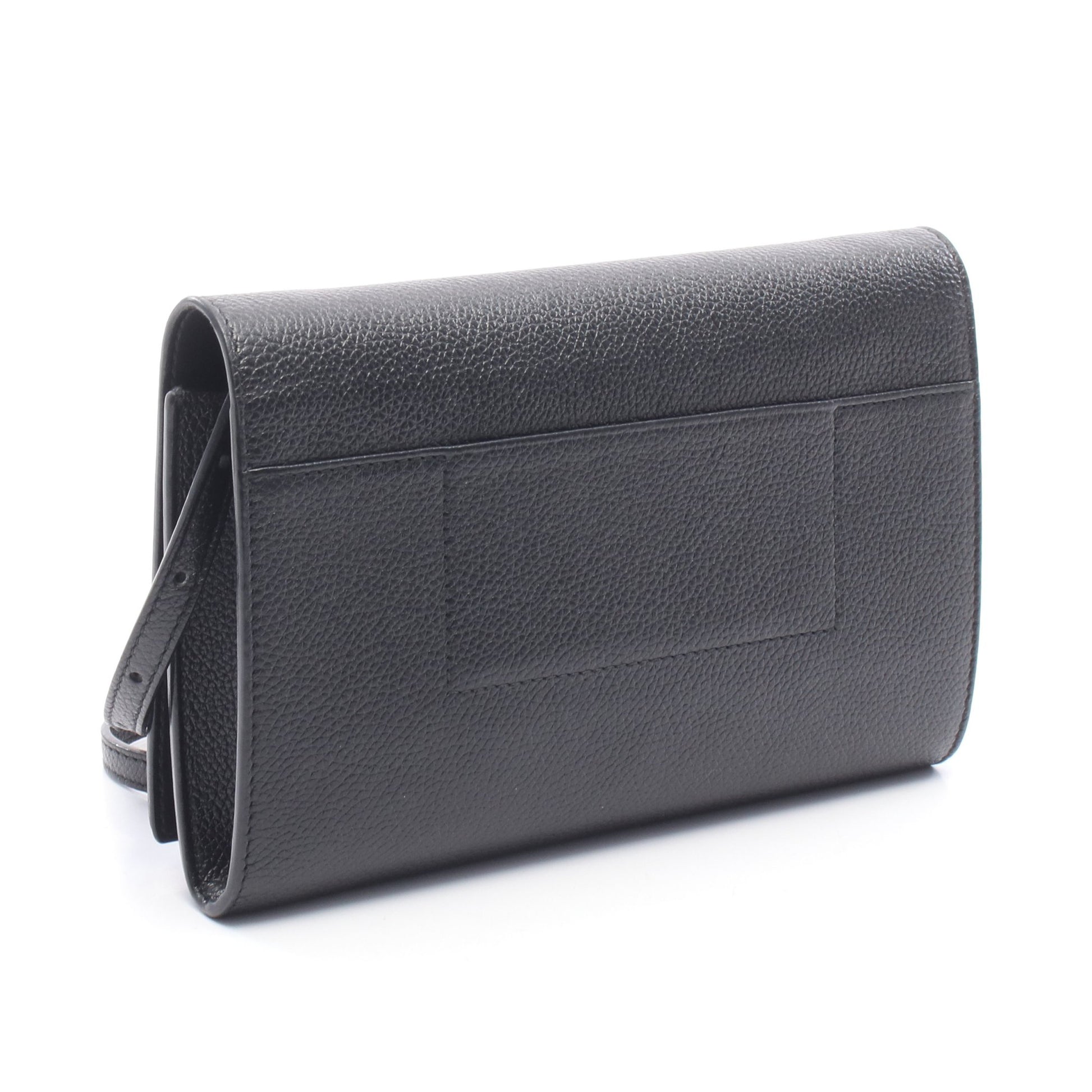 ロゴ ショルダーバッグ ショルダーバッグ レザー ブラック バレンシアガ バッグ BALENCIAGA