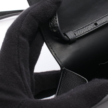 ロゴ ショルダーバッグ ショルダーバッグ レザー ブラック バレンシアガ バッグ BALENCIAGA