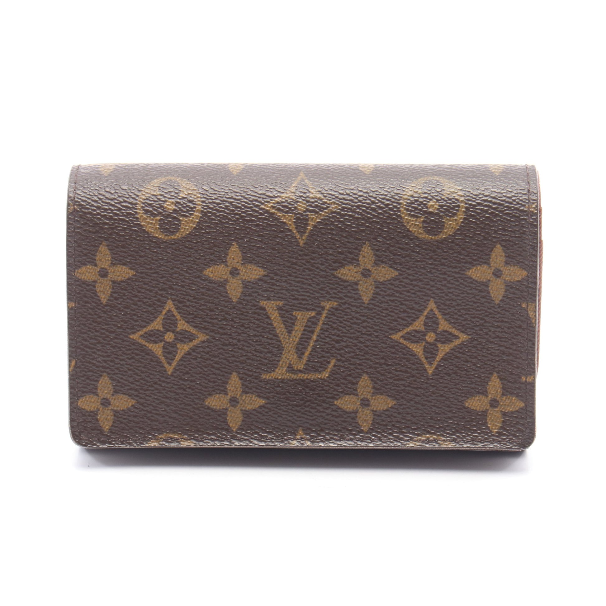 ポルトモネ ビエ トレゾール モノグラム 二つ折り財布 PVC レザー ブラウン ルイヴィトン 財布・小物 LOUIS VUITTON
