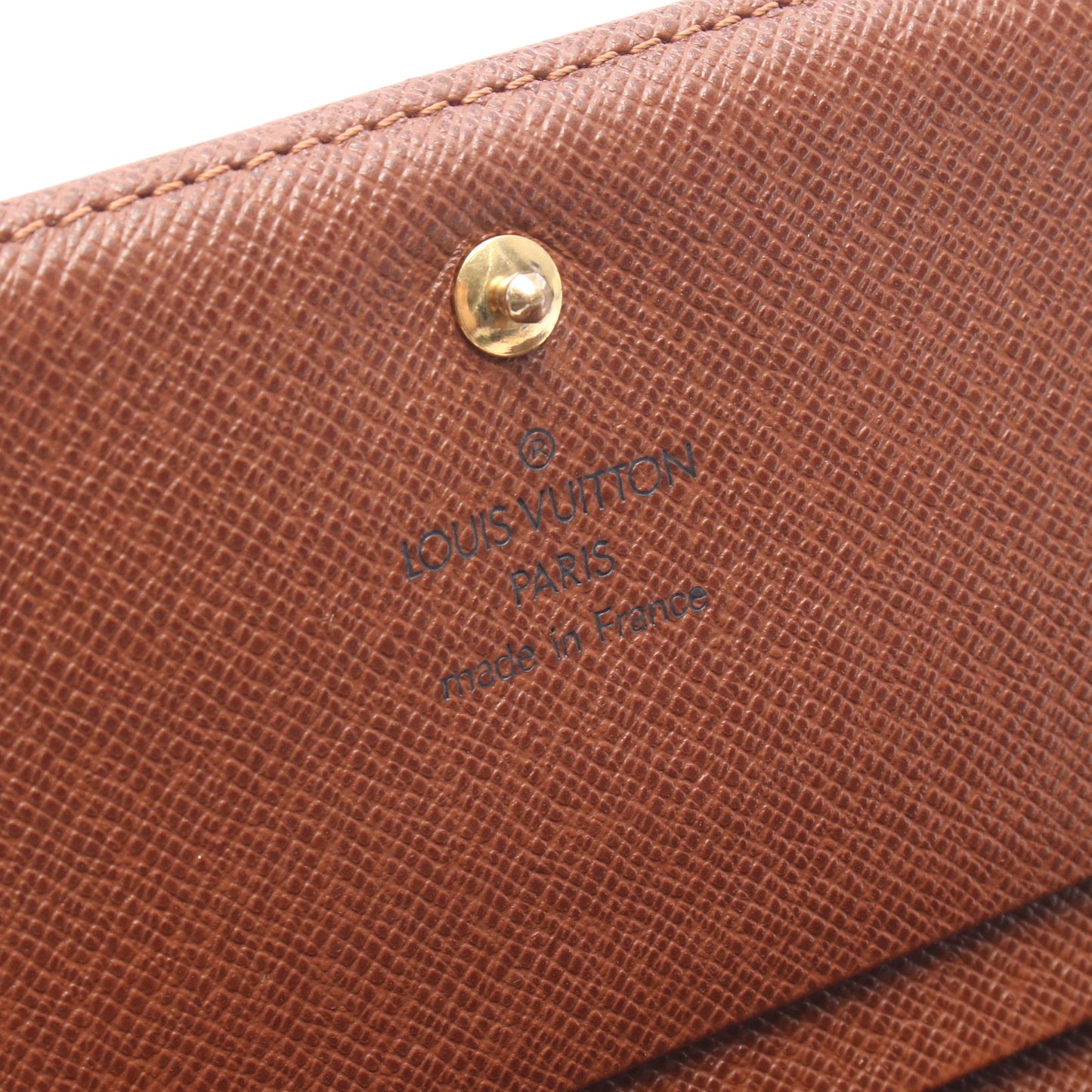 ポルトモネ ビエ トレゾール モノグラム 二つ折り財布 PVC レザー ブラウン ルイヴィトン 財布・小物 LOUIS VUITTON