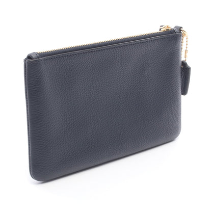 スモール リストレット ポーチ レザー ネイビー コーチ 財布・小物 COACH