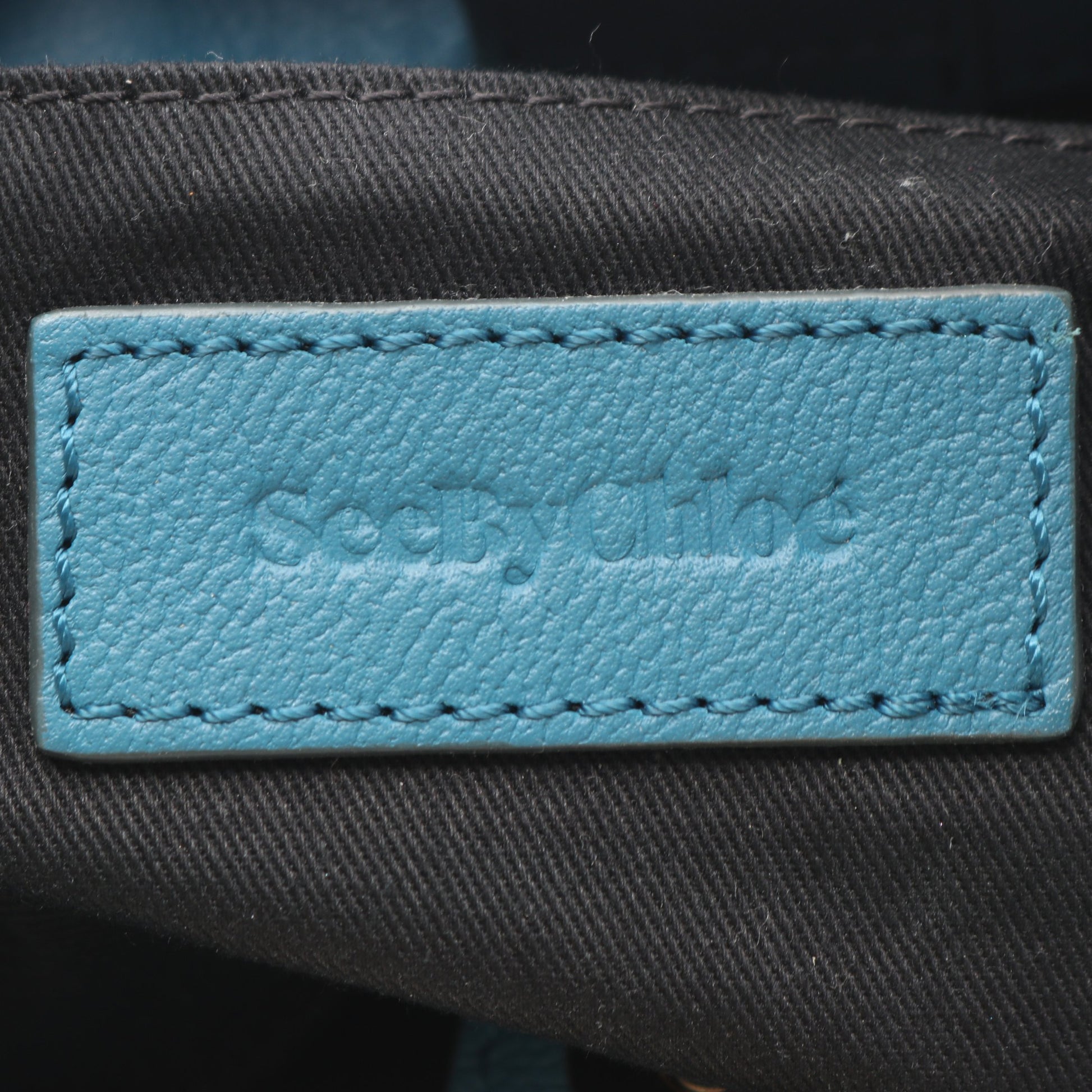 MARA 2WAY ハンドバッグ スエード ブルー シーバイクロエ バッグ See by Chloe
