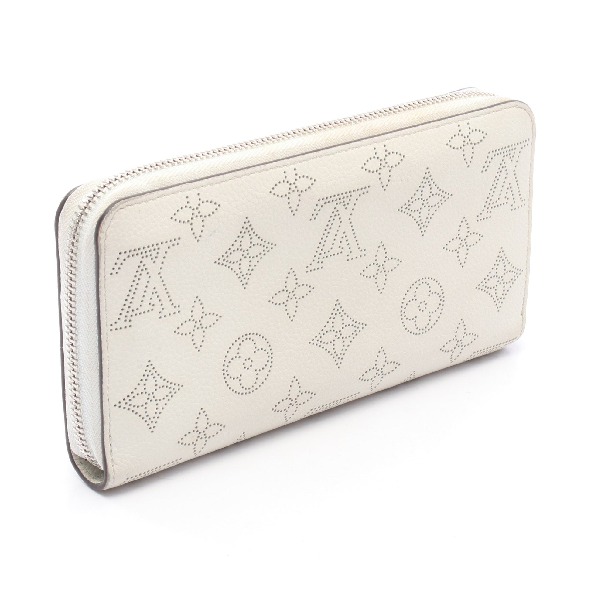 ジッピーウォレット マヒナ ブロン ラウンドファスナー長財布 レザー オフホワイト ルイヴィトン 財布・小物 LOUIS VUITTON